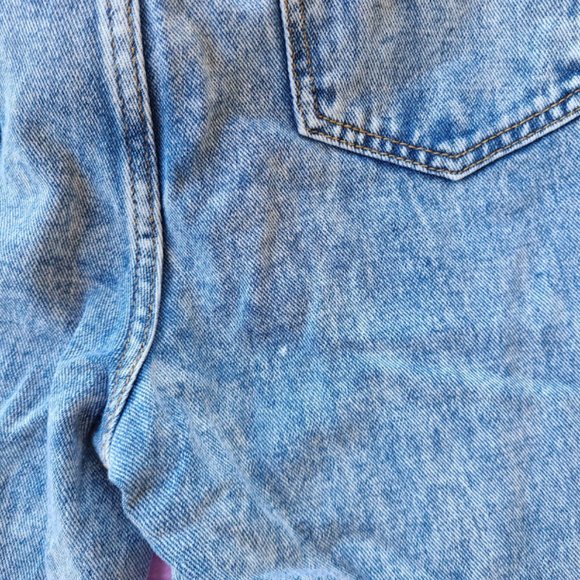 PacSun Acid Wash High Waist Cropped Mom Jeans 29 - Picture 12 of 12